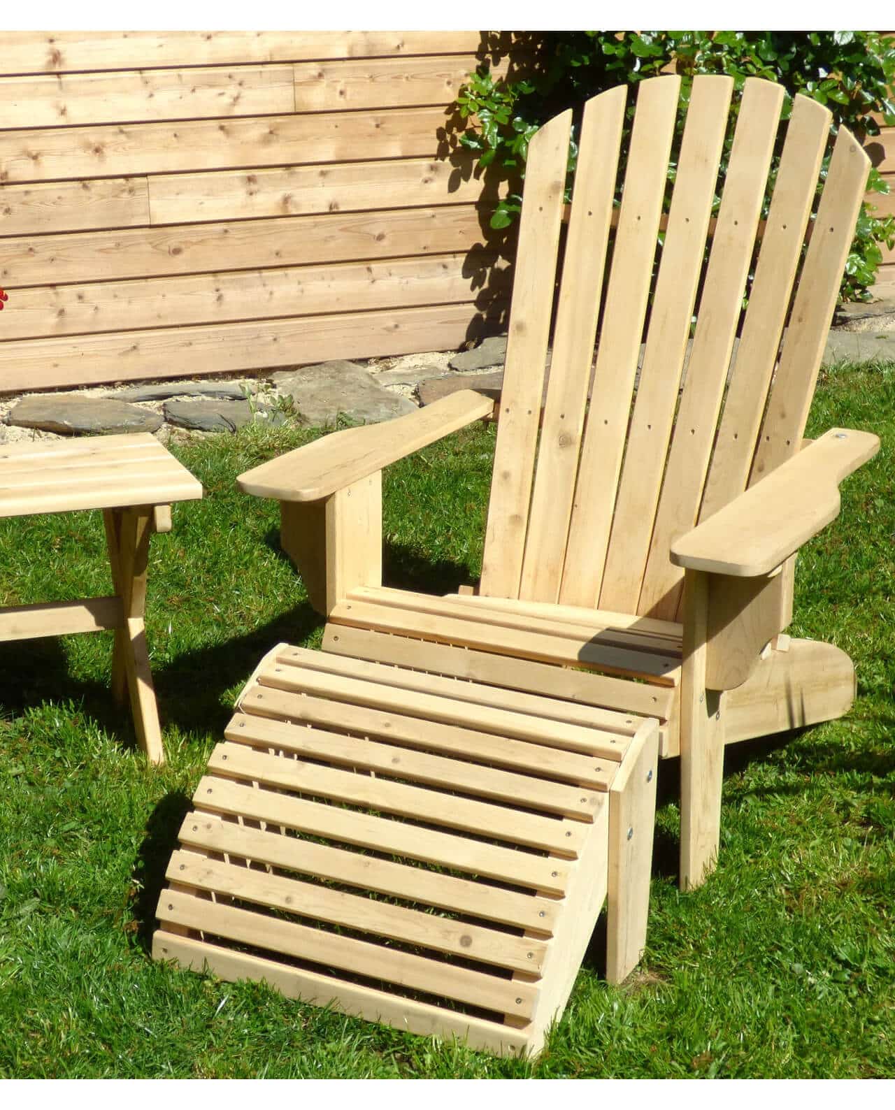 Fauteuil Adirondack Deluxe Canadien Cèdre &amp; Rondins