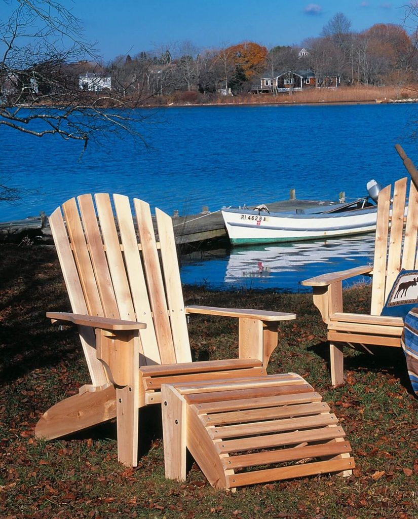 Fauteuil Adirondack Deluxe Canadien - Cèdre & Rondins