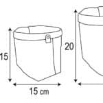 cache pot dimensions